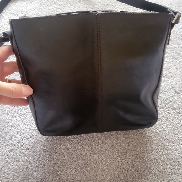 Vintage Black Leather Bag - Picture 5 of 6